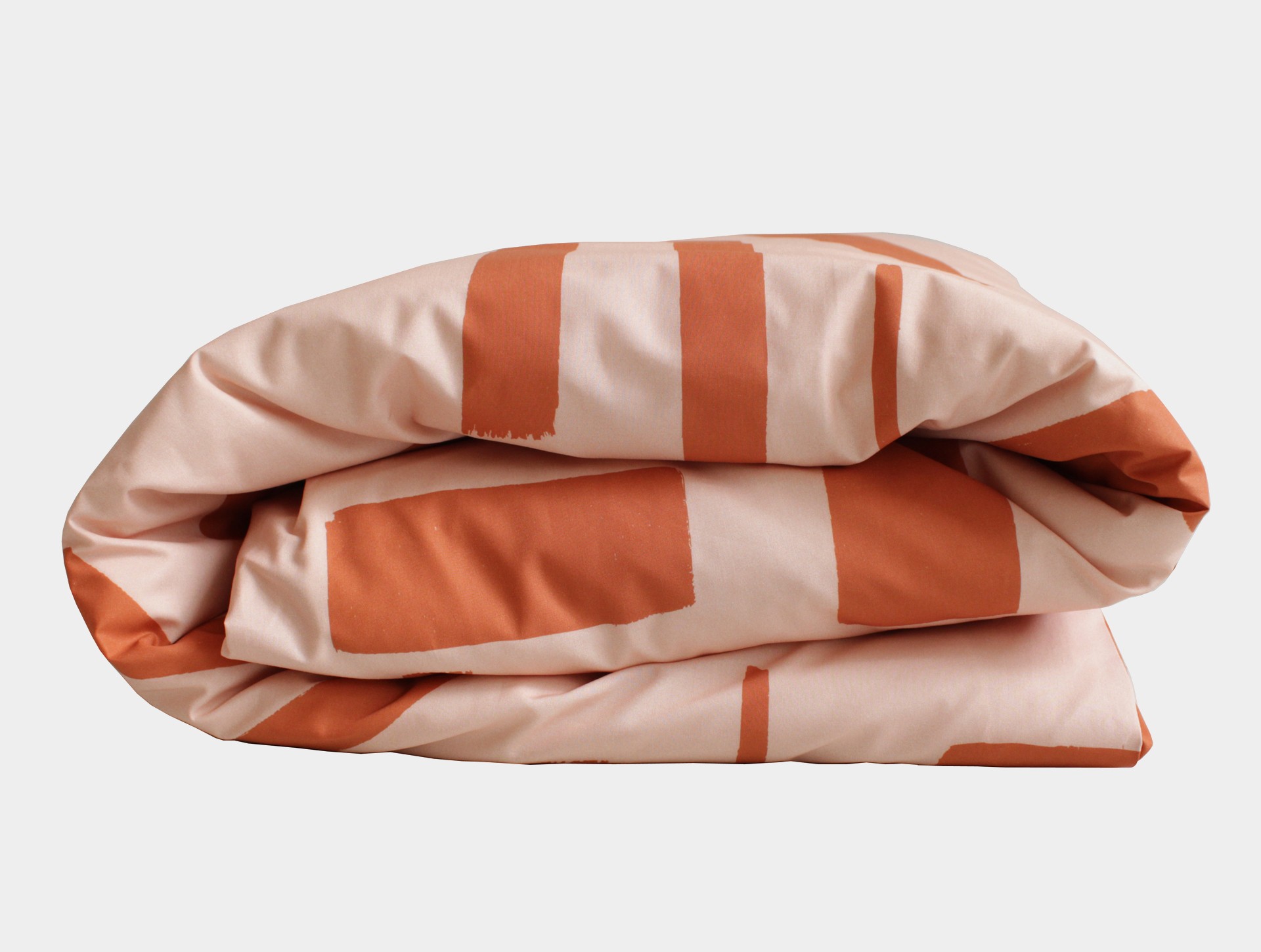 Duvet cover pink | rusty brown