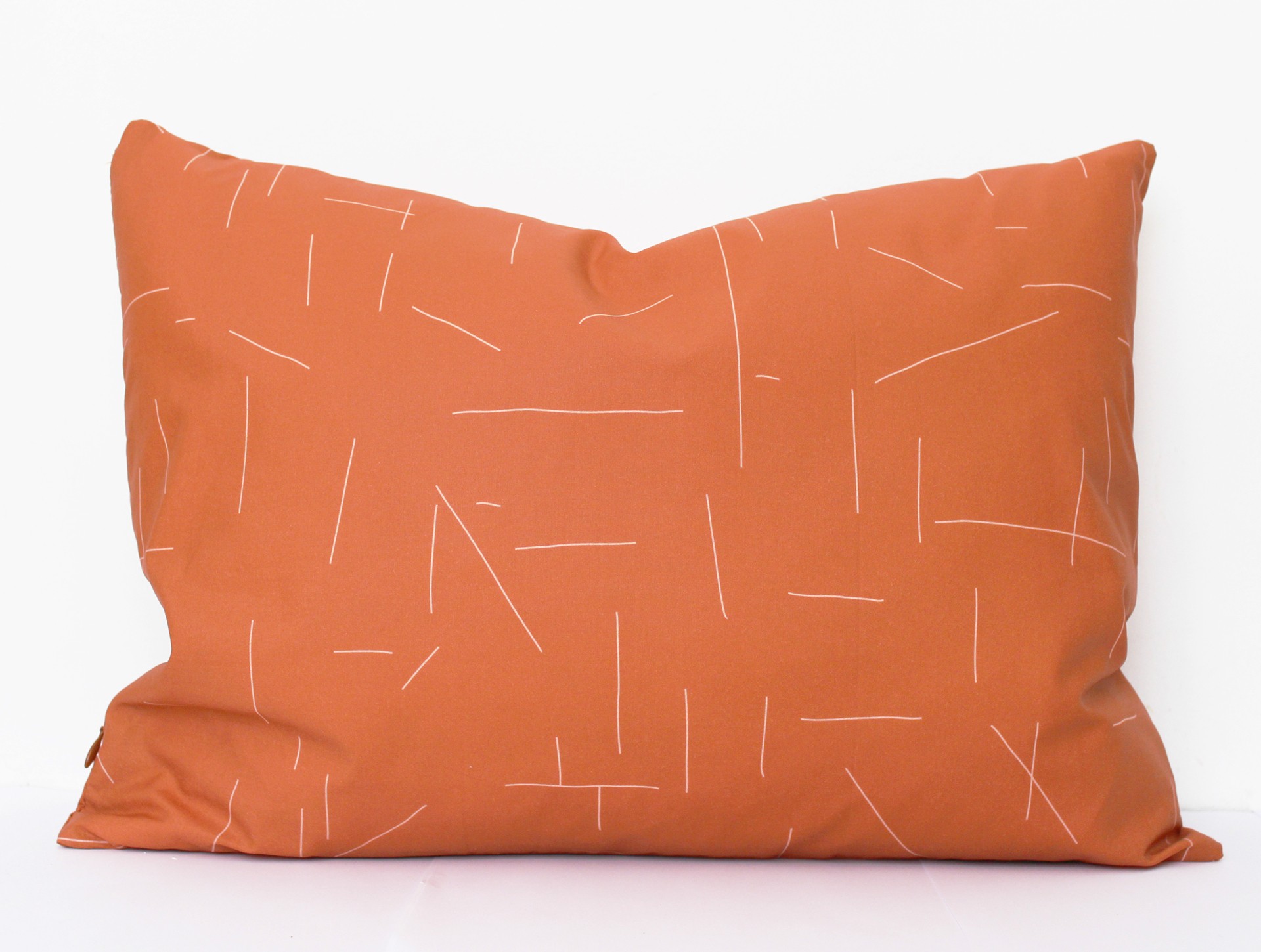 Duvetcover pillowcase: rusty brown | pink