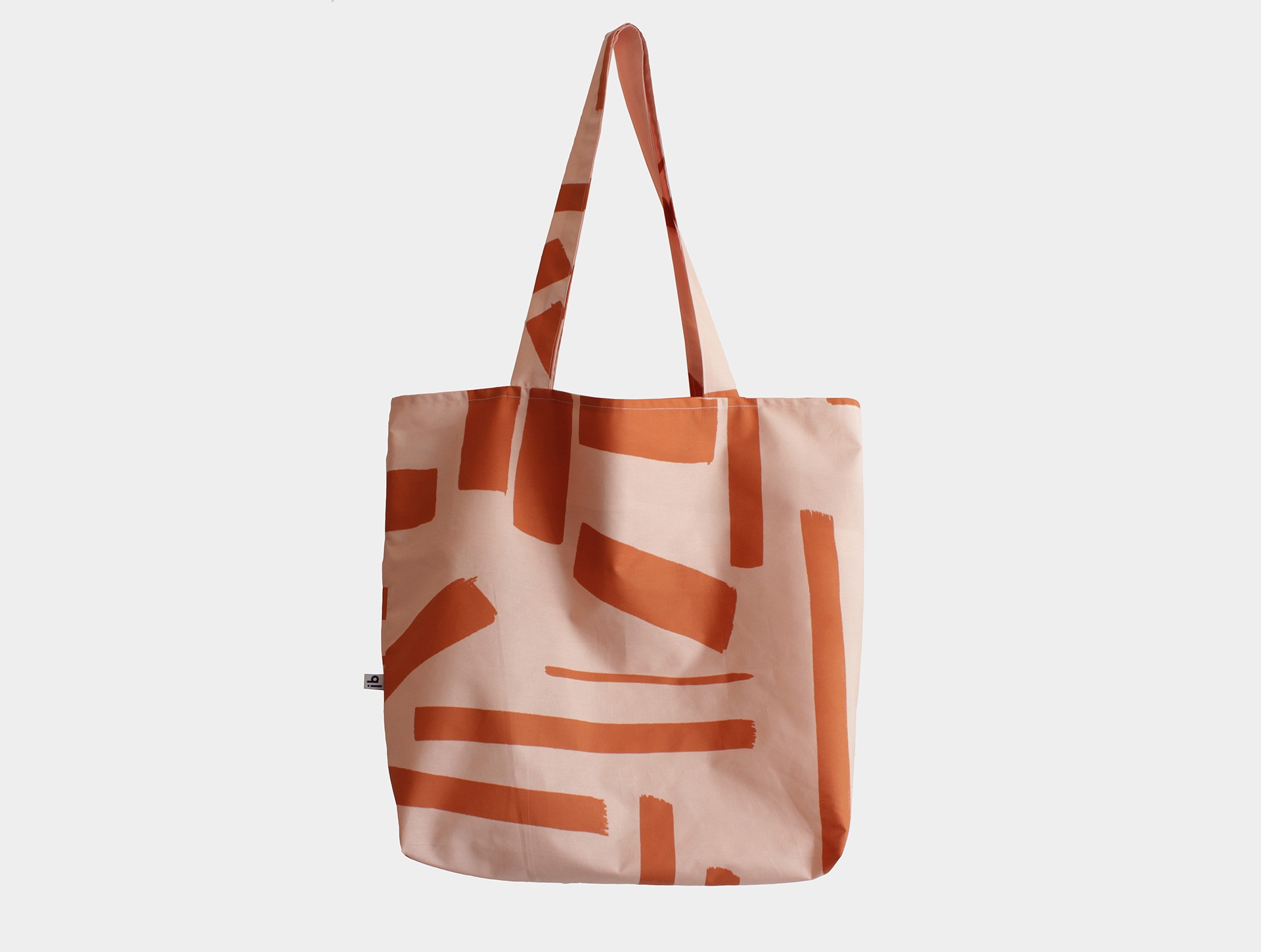 Shopper XL pink | rusty brown