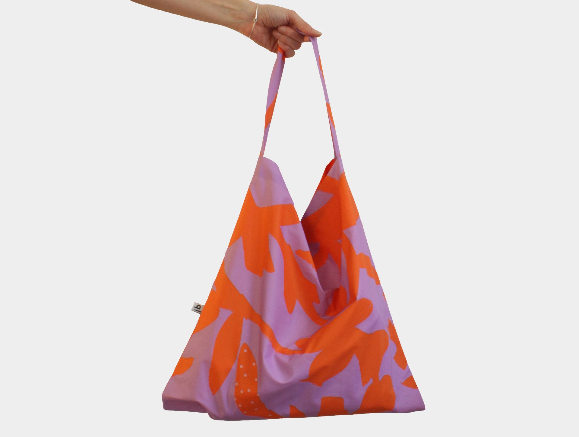Simple bag flowers lilac | orange