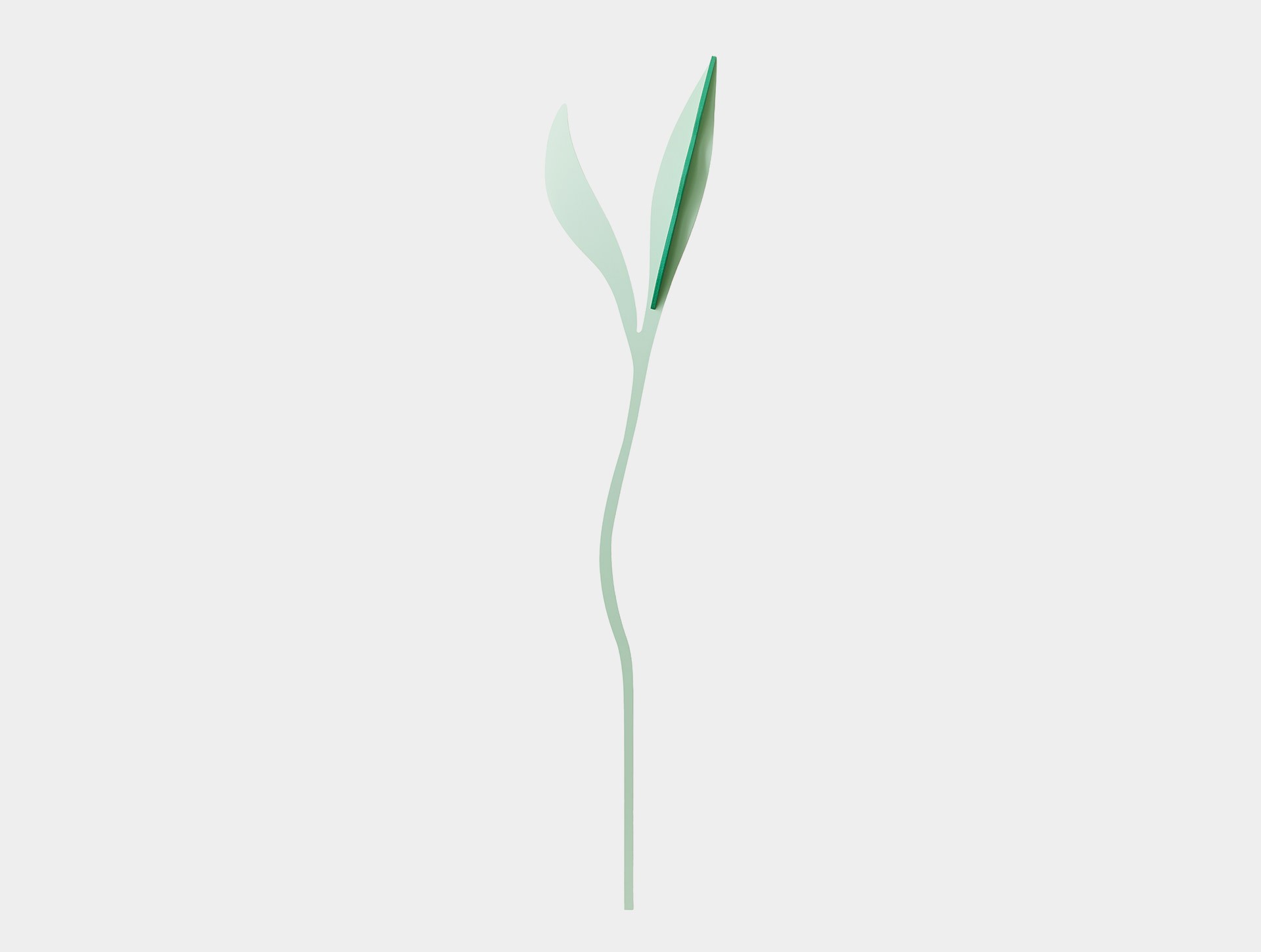 Lily of the valley green, large wooden flower