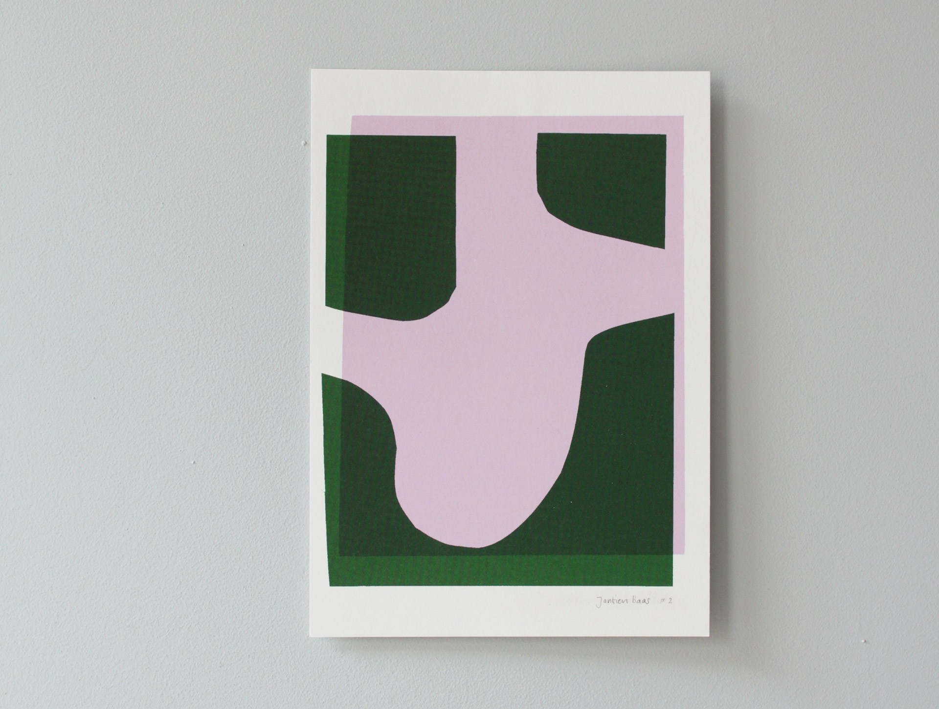 A5 poster #19 "En Route" dorpskern