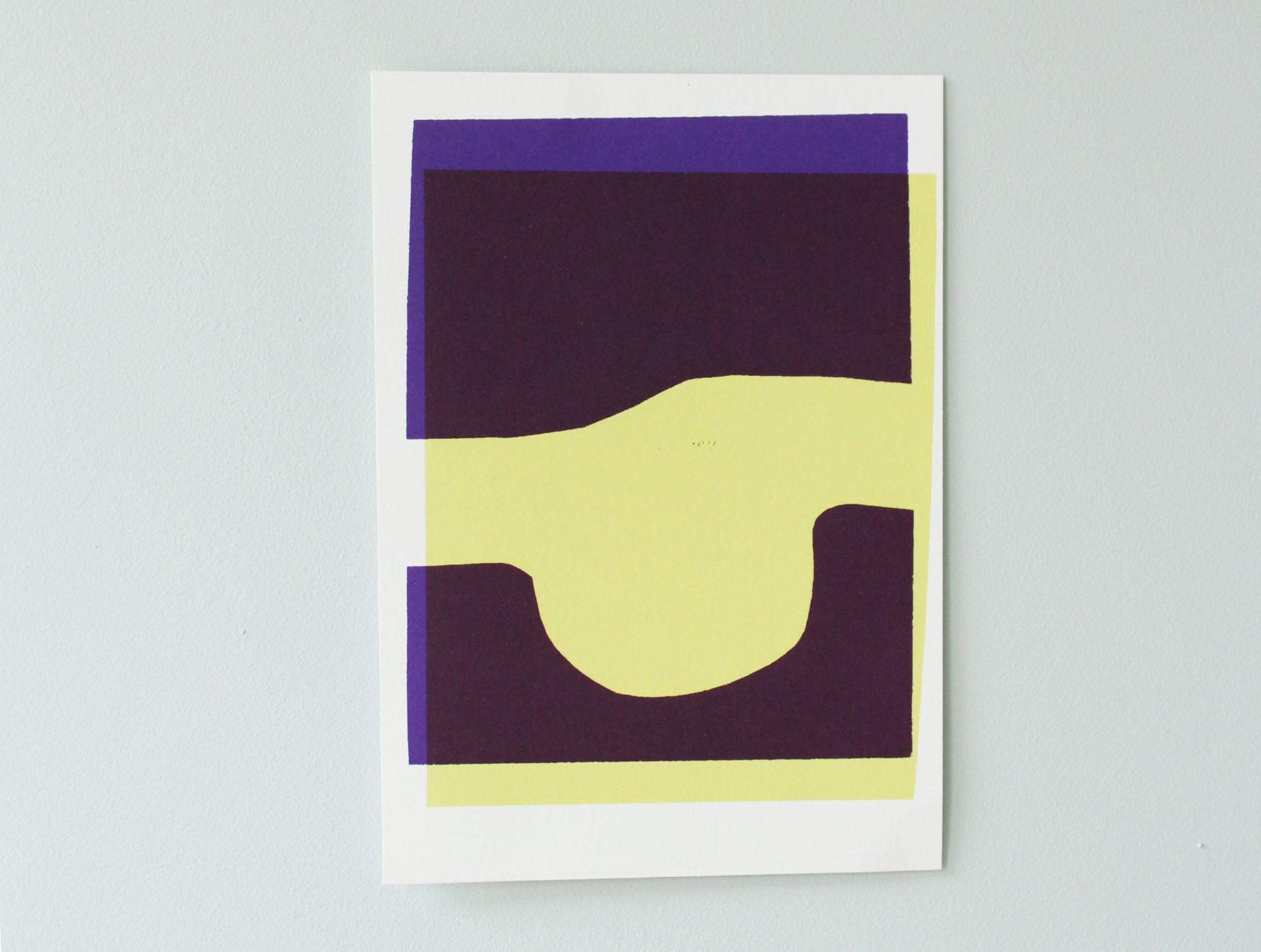 A5 poster #14 "En Route" gat in de weg