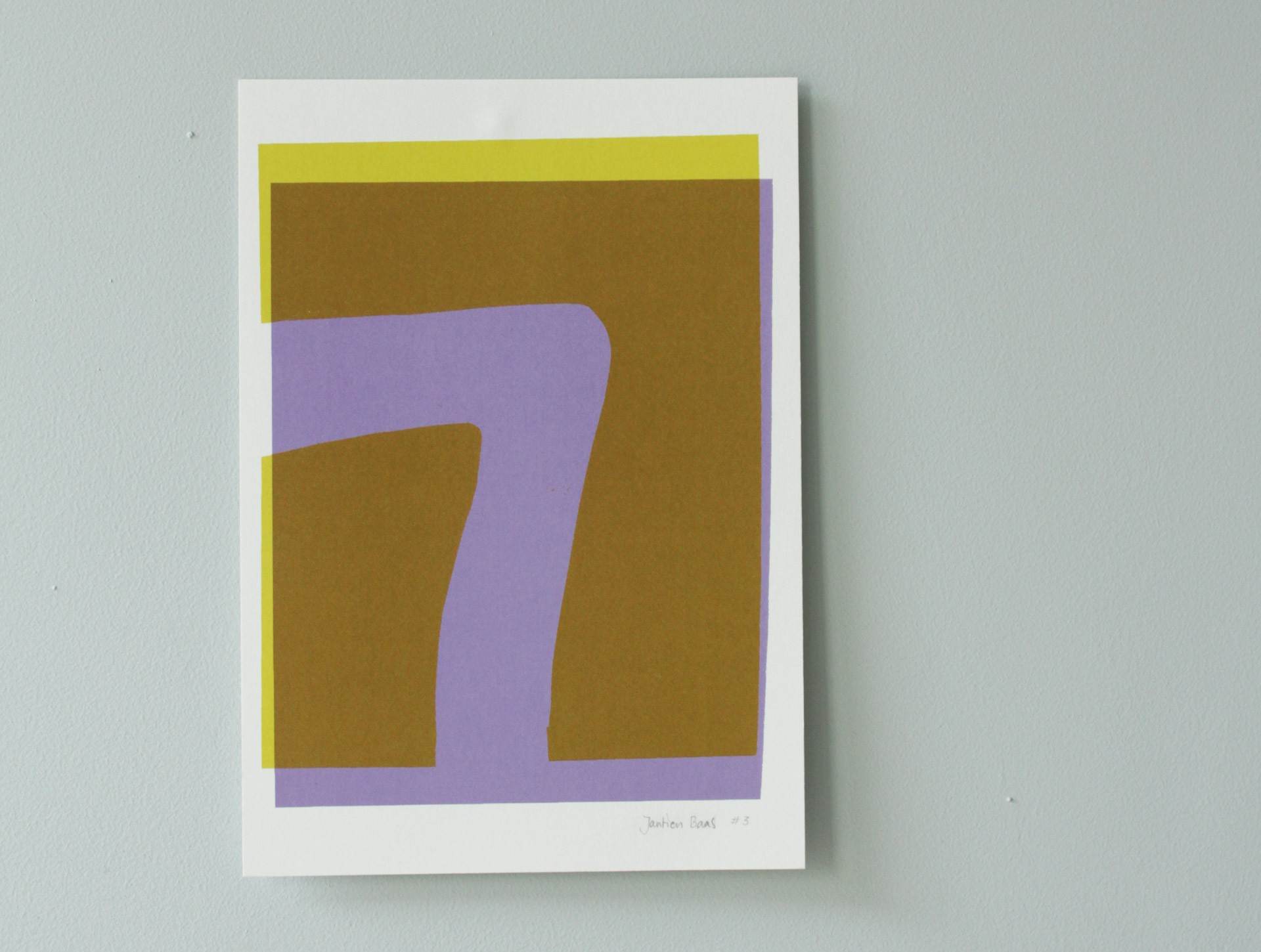 A5 poster #2  "En Route" scherpe bocht