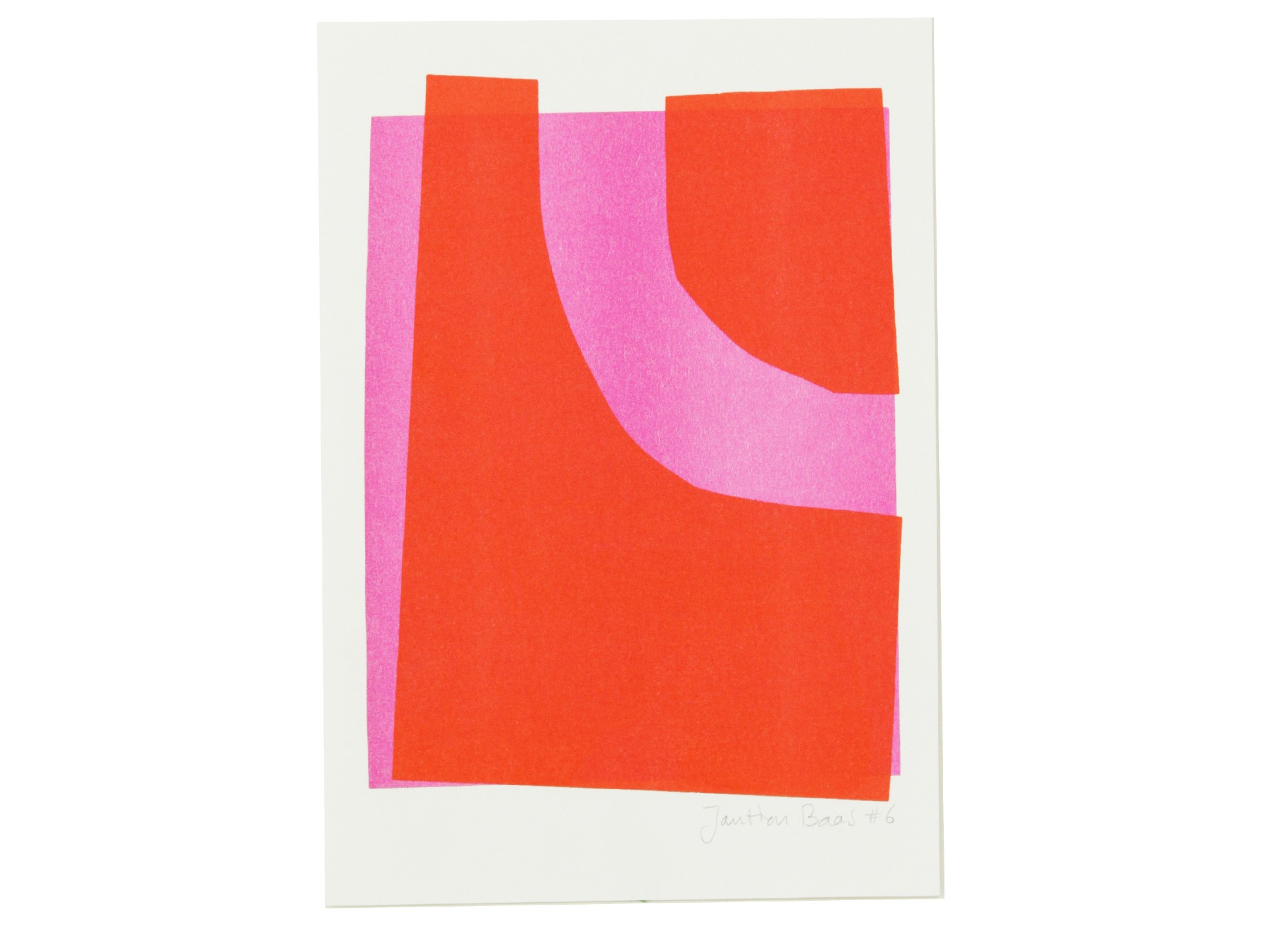 Risograph Print #06 "En Route" turn