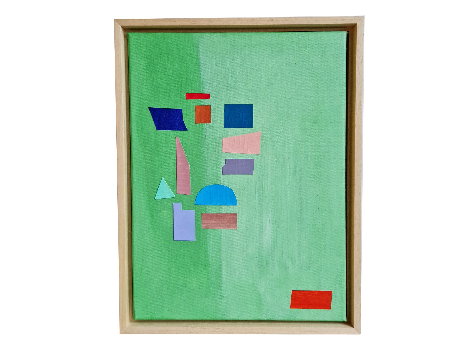 Schilderij landschap groen