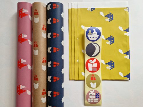 Set Sinterklaas wrapping paper