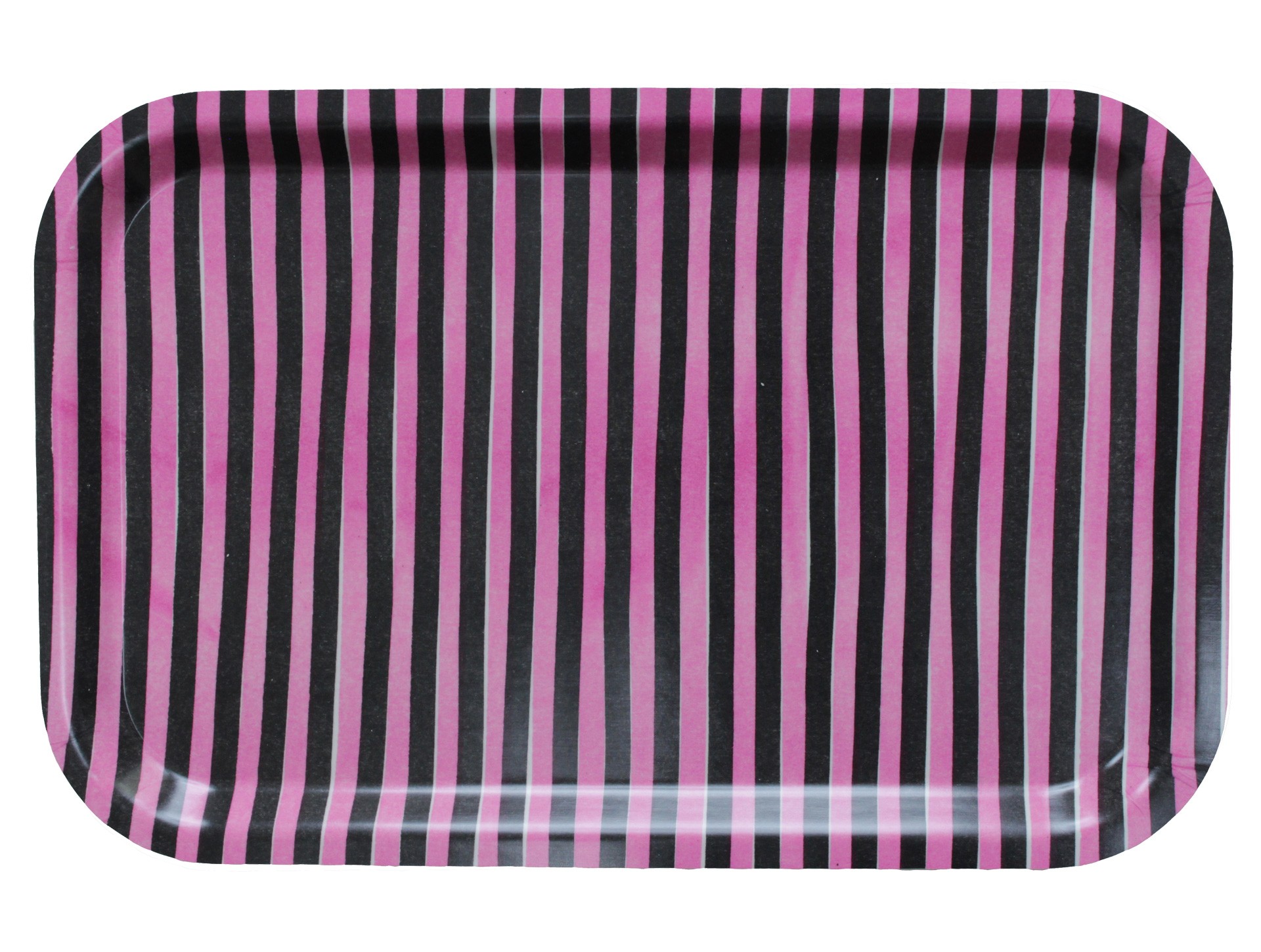 Tray stripes Magenta | black 33 x 21 cm.