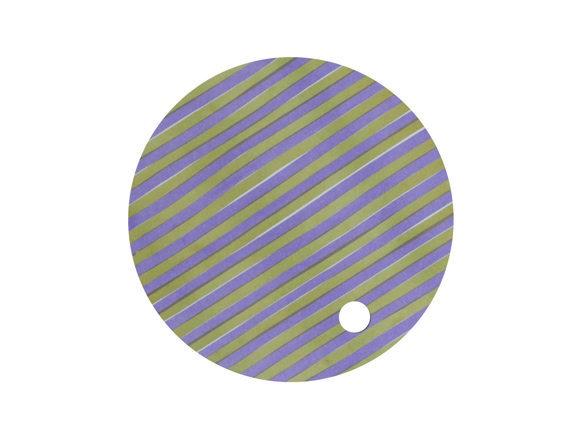 Trivet stripes  Lilac | olive-green