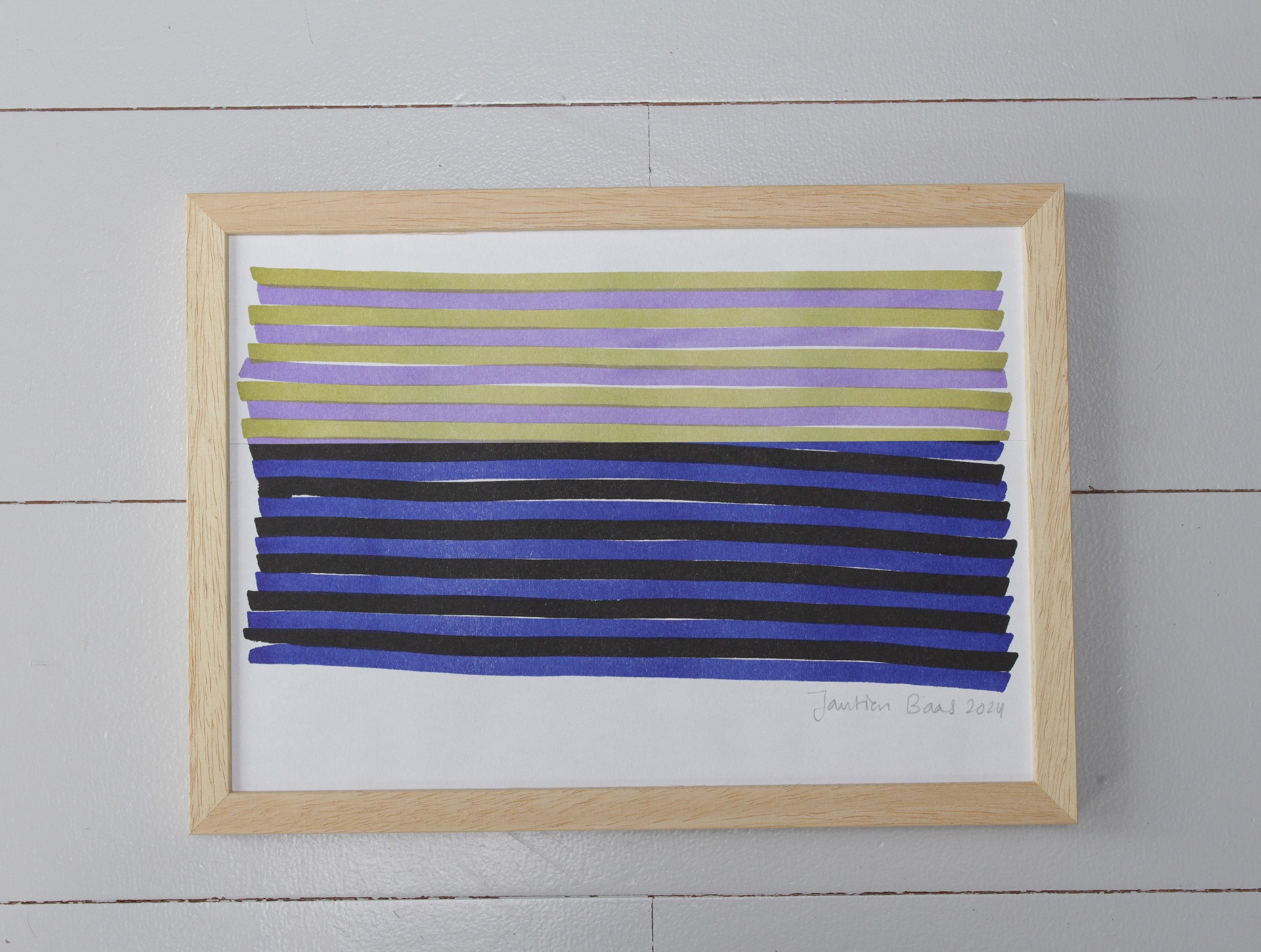 Collage strepen A4 #1