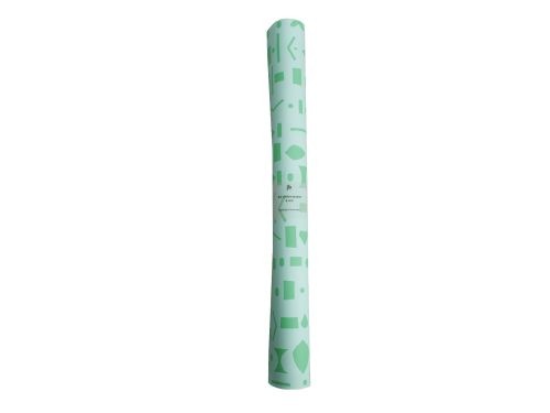 Rol pakpapier groen knipkleedje.