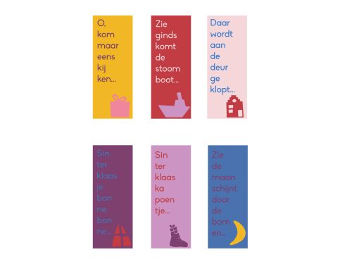 Sticker Sinterklaas kapoentje 18 stuks