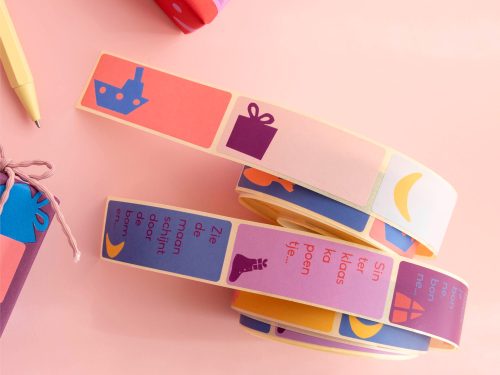 Stickers etiketjes Sinterklaas