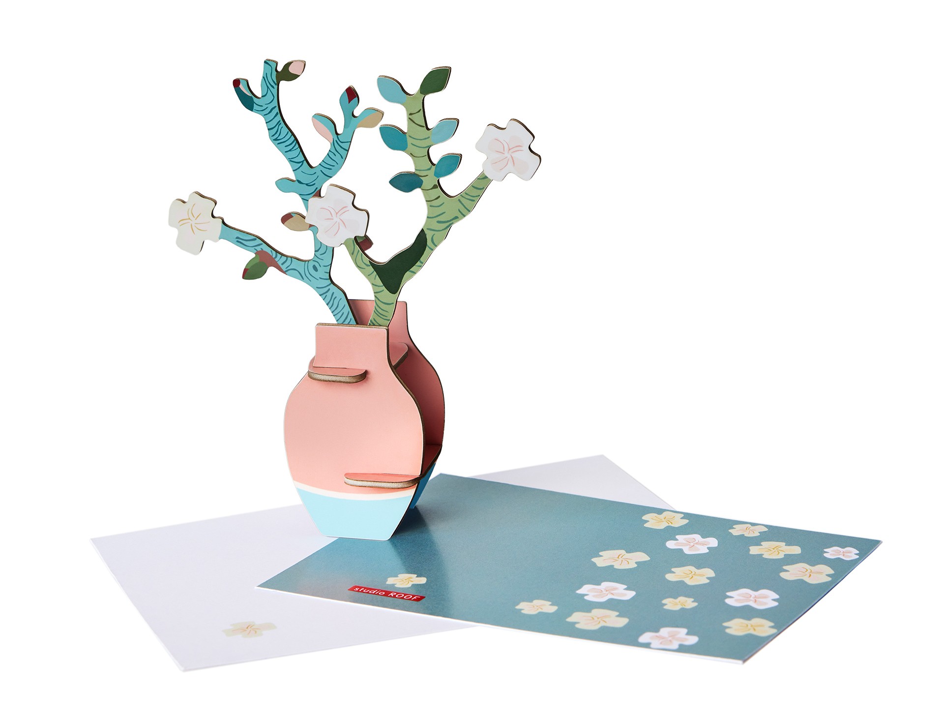 Pop out kaart. Van Gogh Almond Blossom.
