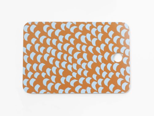 Serving board Armour. 30 x 20 cm. Ochre + light blue.