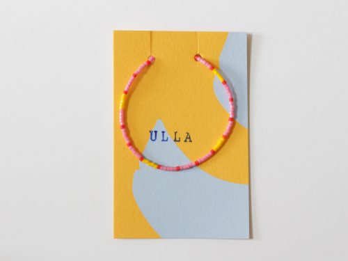 Kinder Armbandje rood-geel-roze