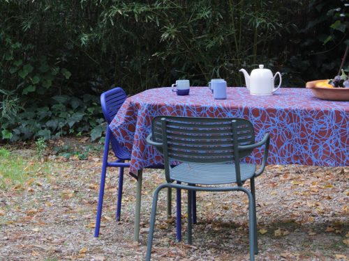 Tafelkleed "dons" Aubergine | blauw